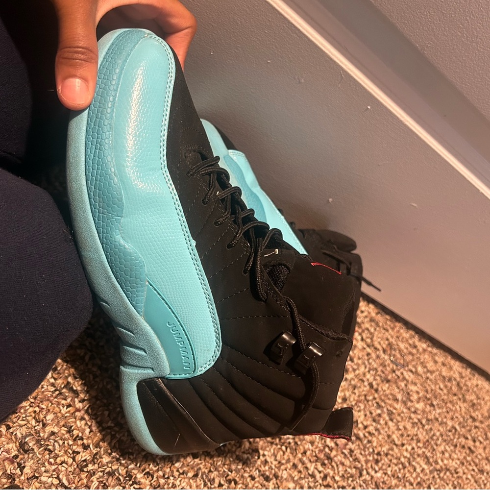 These are Jordan 12 retro gamma blue